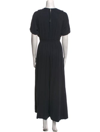 Mara Hoffman Plunge Neckline Jumpsuit