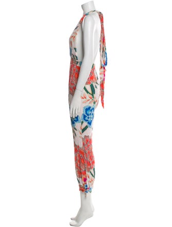 Mara Hoffman Printed Halterneck Jumpsuit