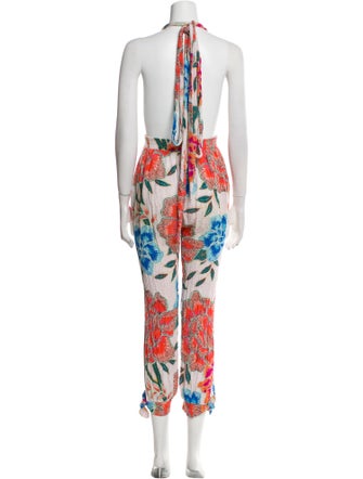 Mara Hoffman Printed Halterneck Jumpsuit