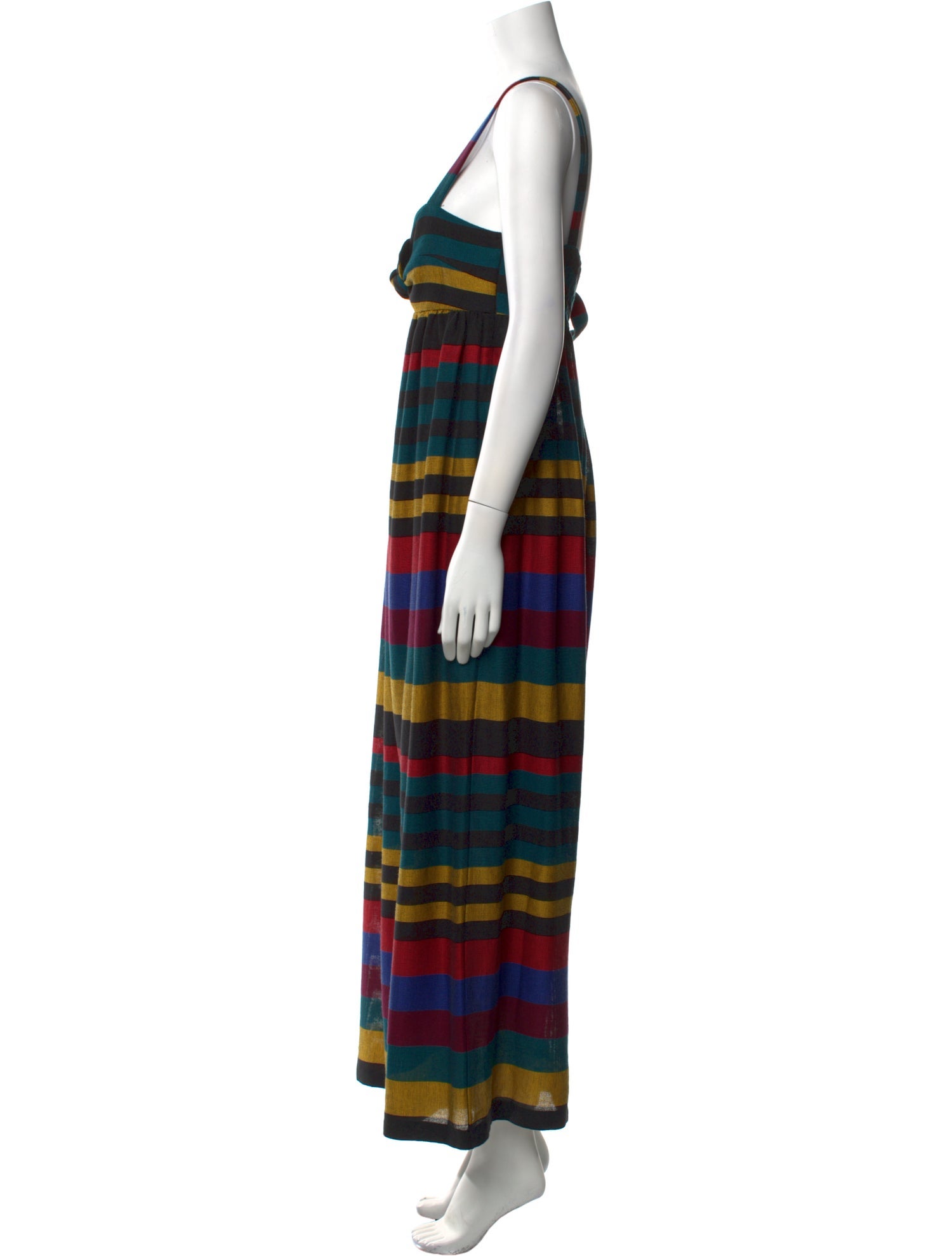 Mara Hoffman Striped Square Neckline Jumpsuit