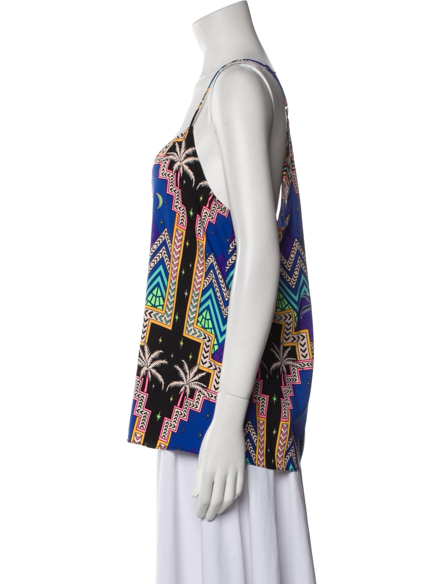 Mara Hoffman Printed V-Neck Top