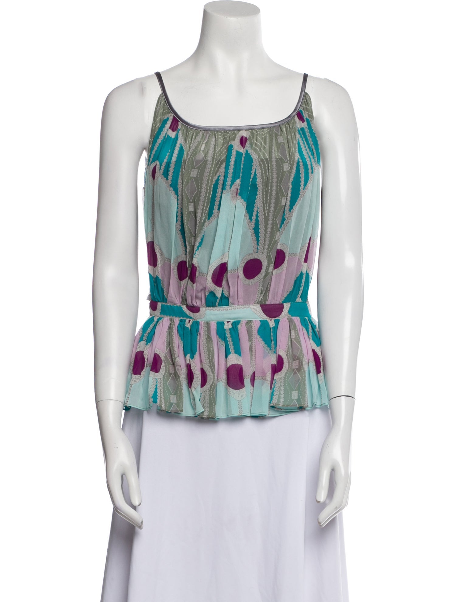 Mara Hoffman Silk Printed Top