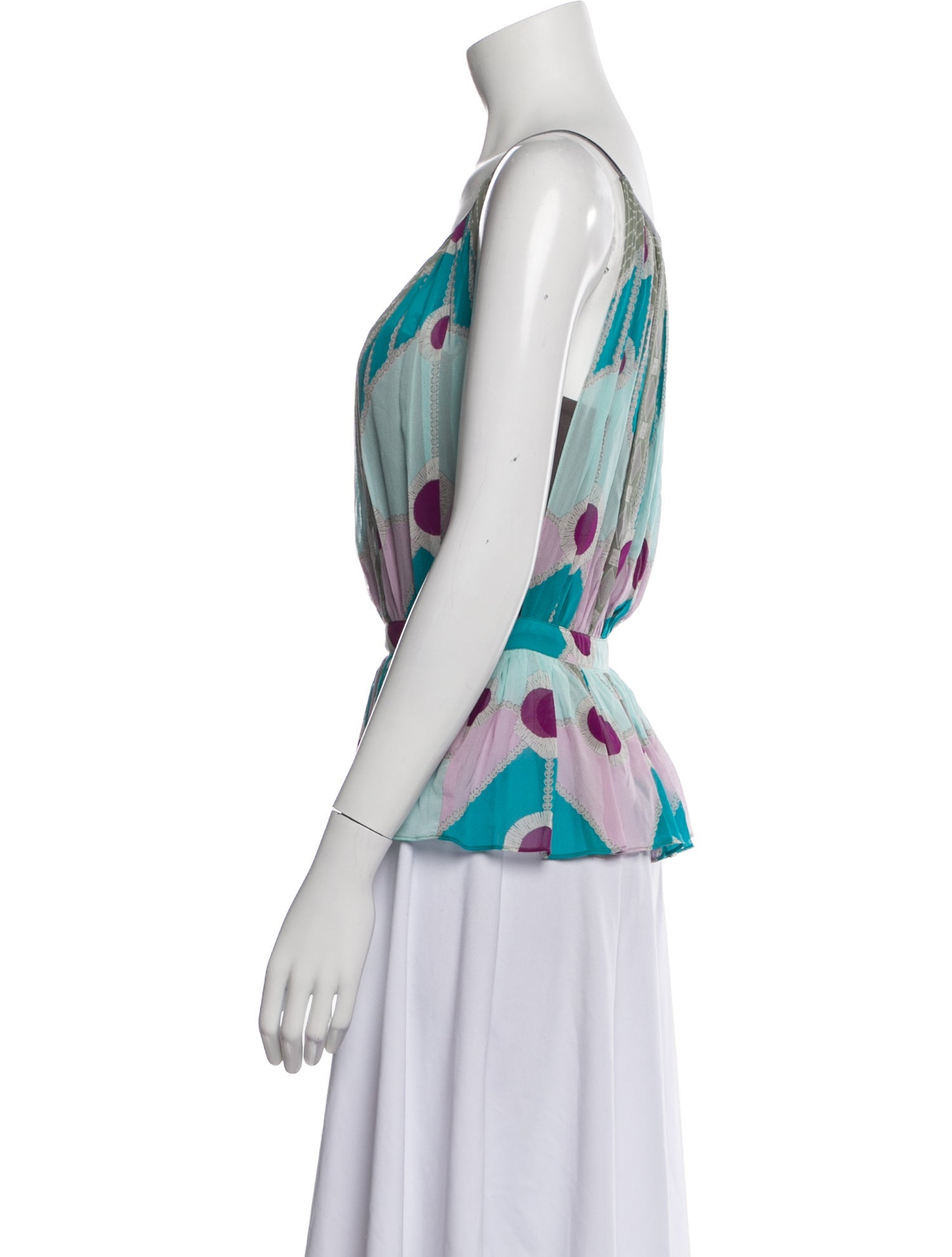 Mara Hoffman Silk Printed Top