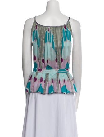 Mara Hoffman Silk Printed Top