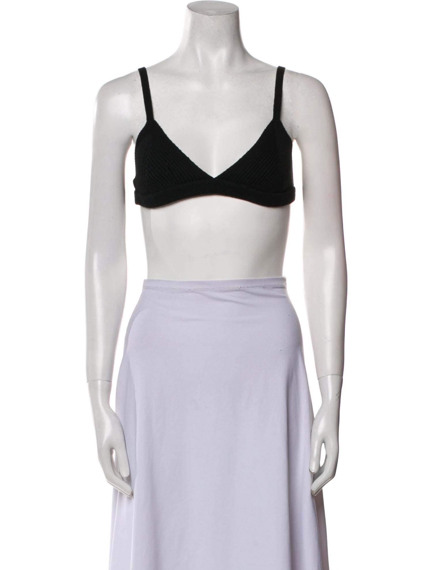 Mara Hoffman V-Neck Sleeveless Crop Top