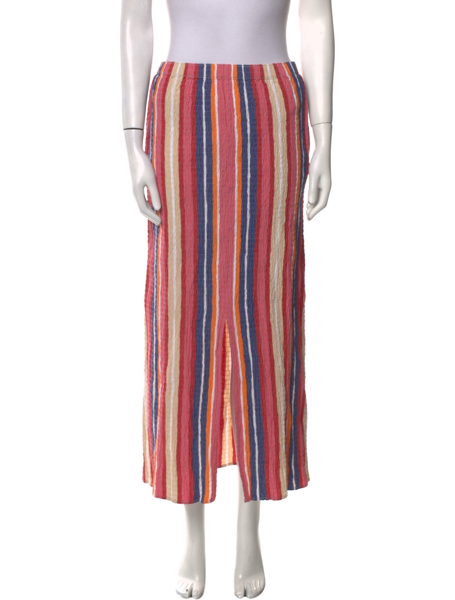 Mara Hoffman Striped Midi Length Skirt