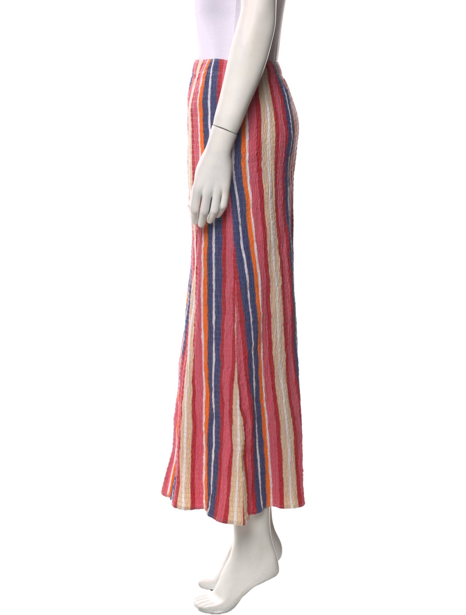 Mara Hoffman Striped Midi Length Skirt