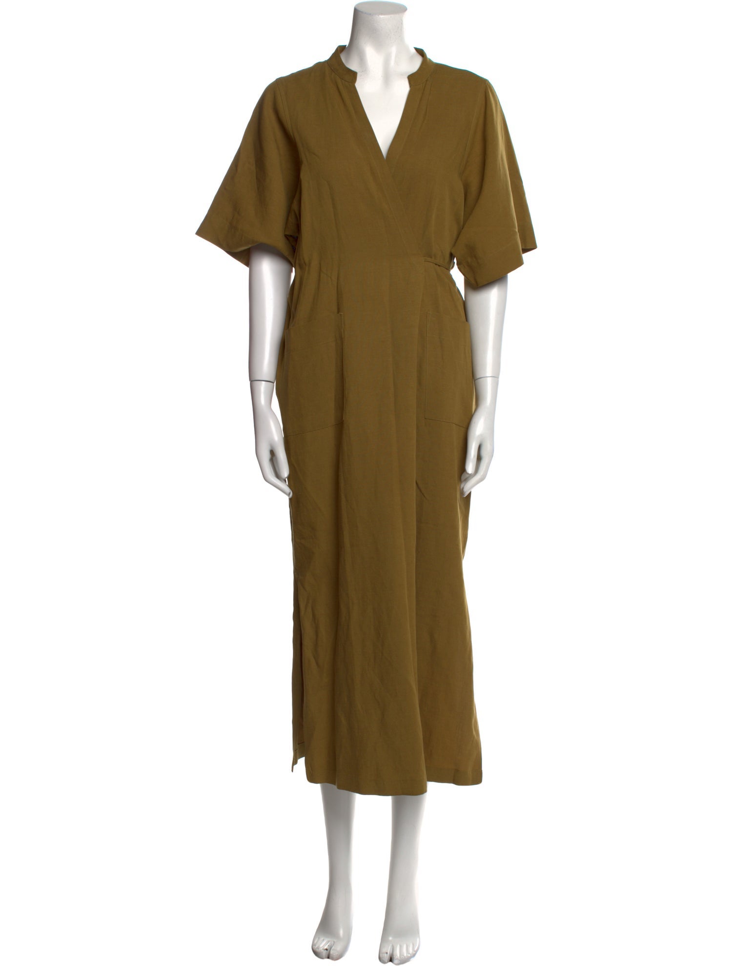 Mara Hoffman V-Neck Long Dress