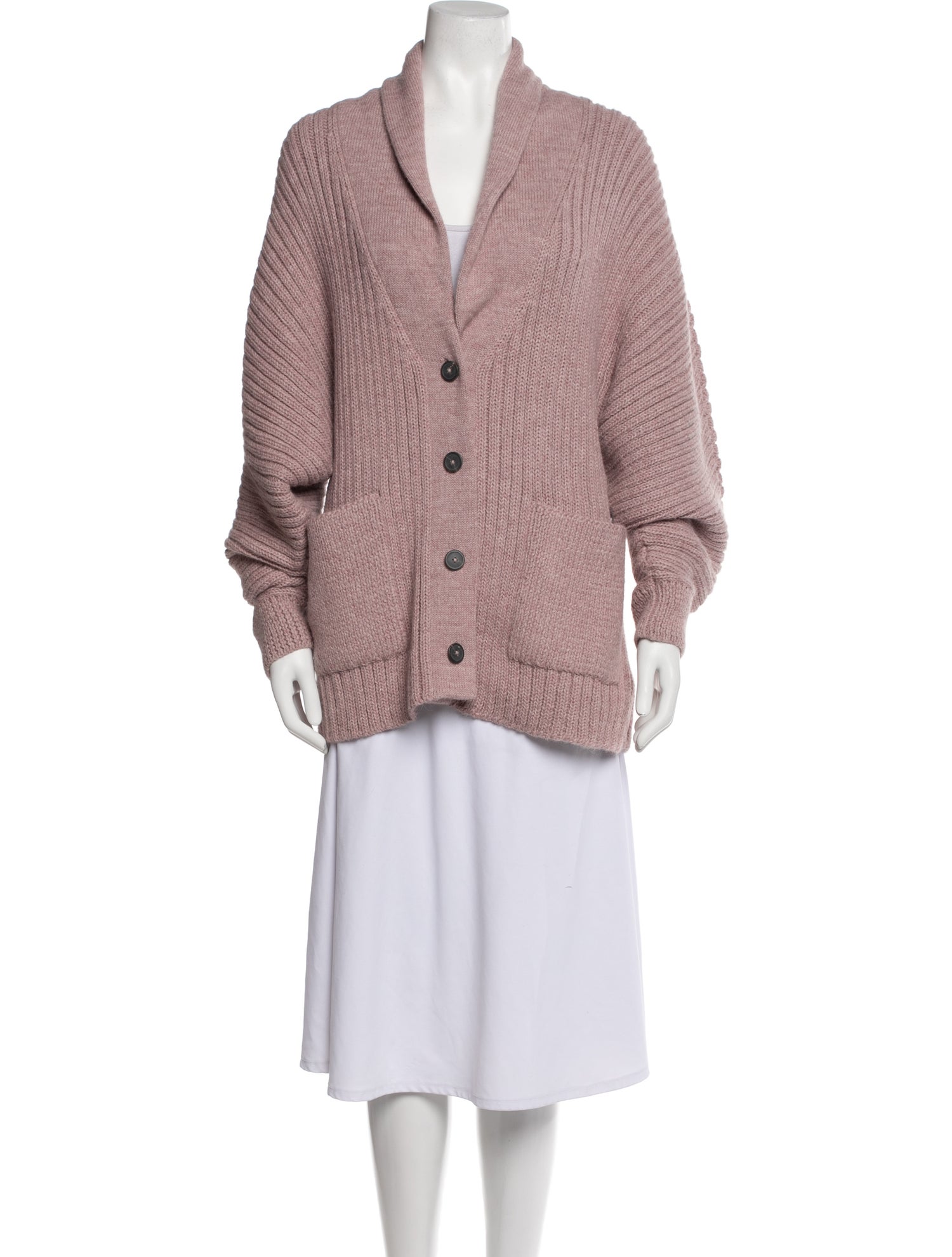 Mara Hoffman Baby Alpaca Plunge Neckline Sweater