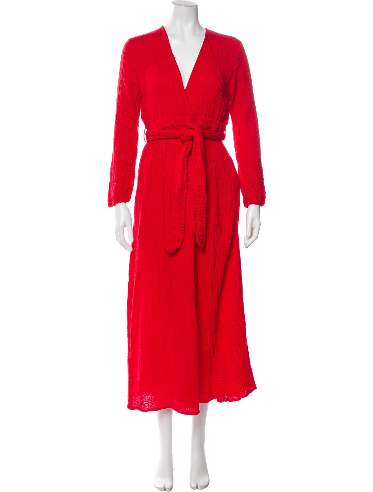 Mara Hoffman V-Neck Long Dress