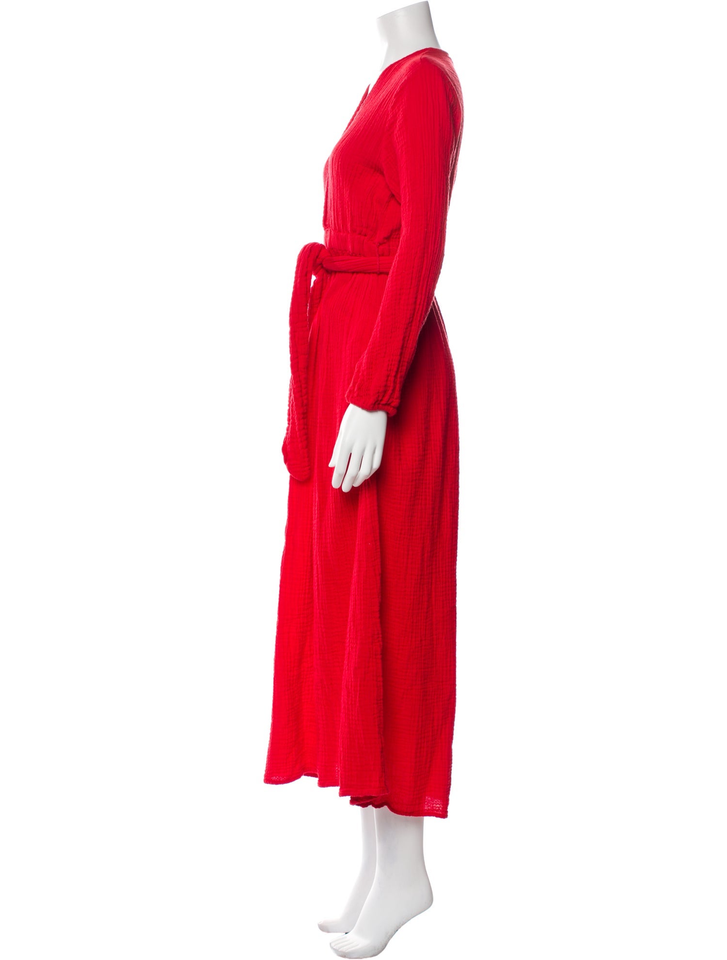 Mara Hoffman V-Neck Long Dress