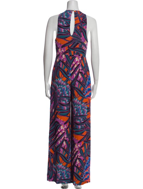 Mara Hoffman Printed V-Neck Jumpsuit