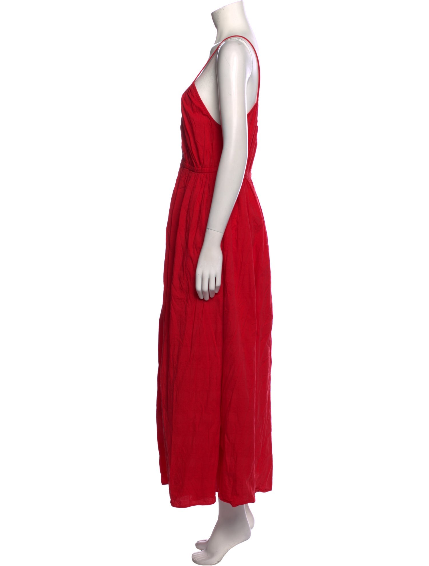 Mara Hoffman V-Neck Midi Length Dress