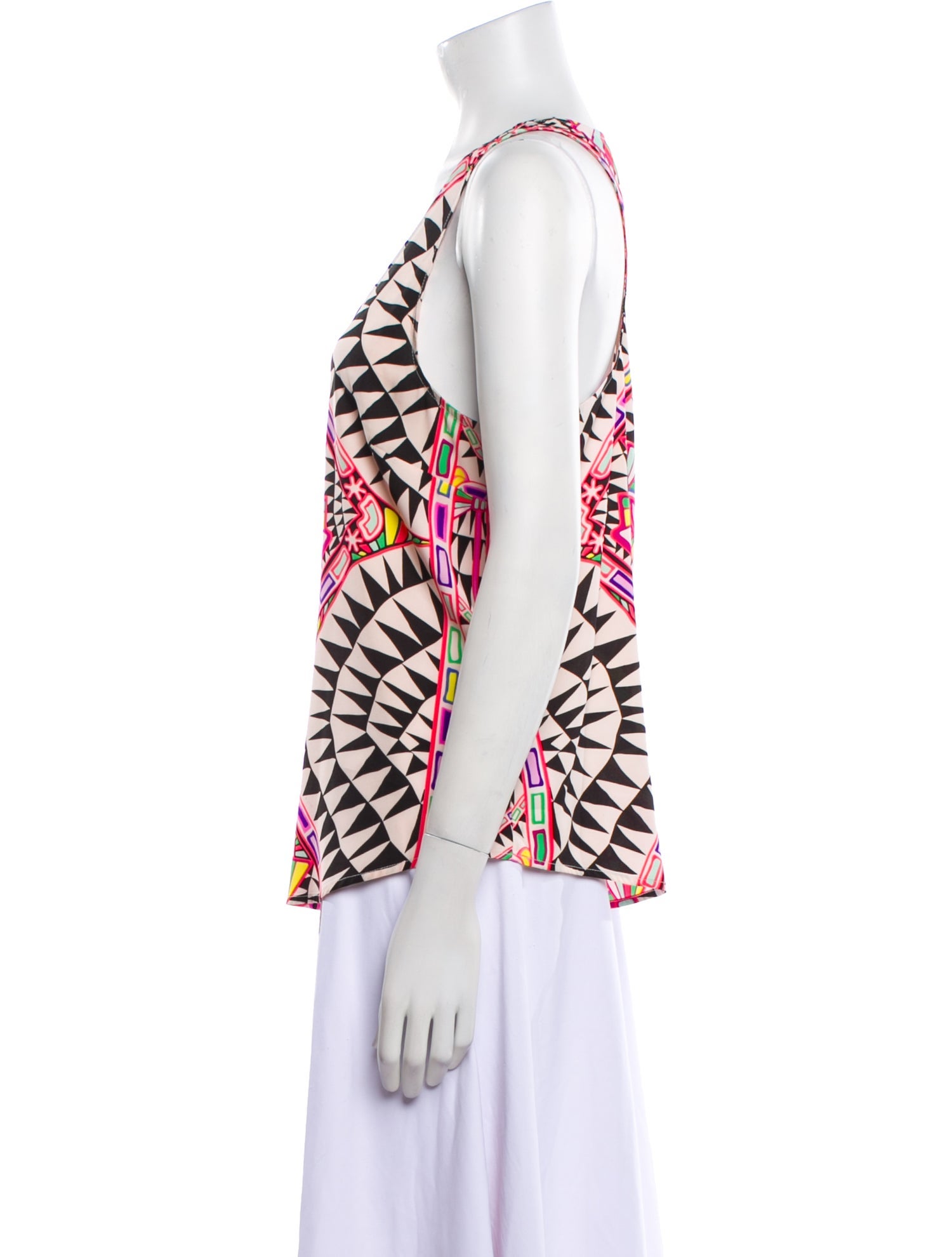 Mara Hoffman Printed Scoop Neck Top