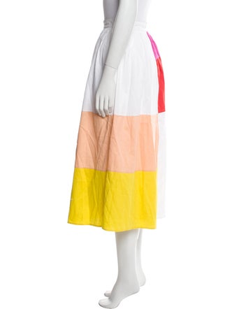Mara Hoffman Colorblock Pattern Midi Length Skirt