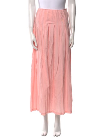 Mara Hoffman Pleated Accents Midi Length Skirt