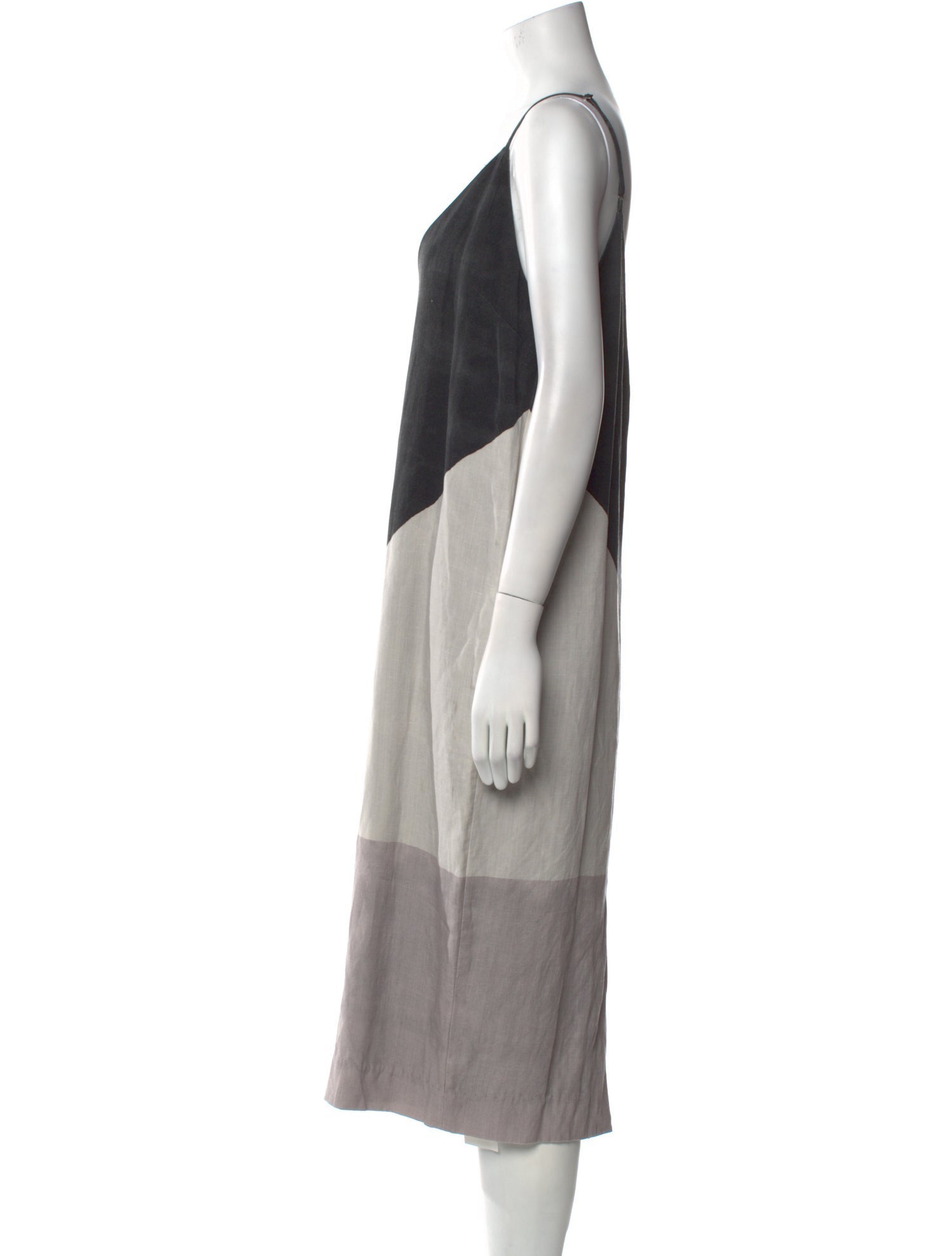 Mara Hoffman Colorblock Pattern Midi Length Dress