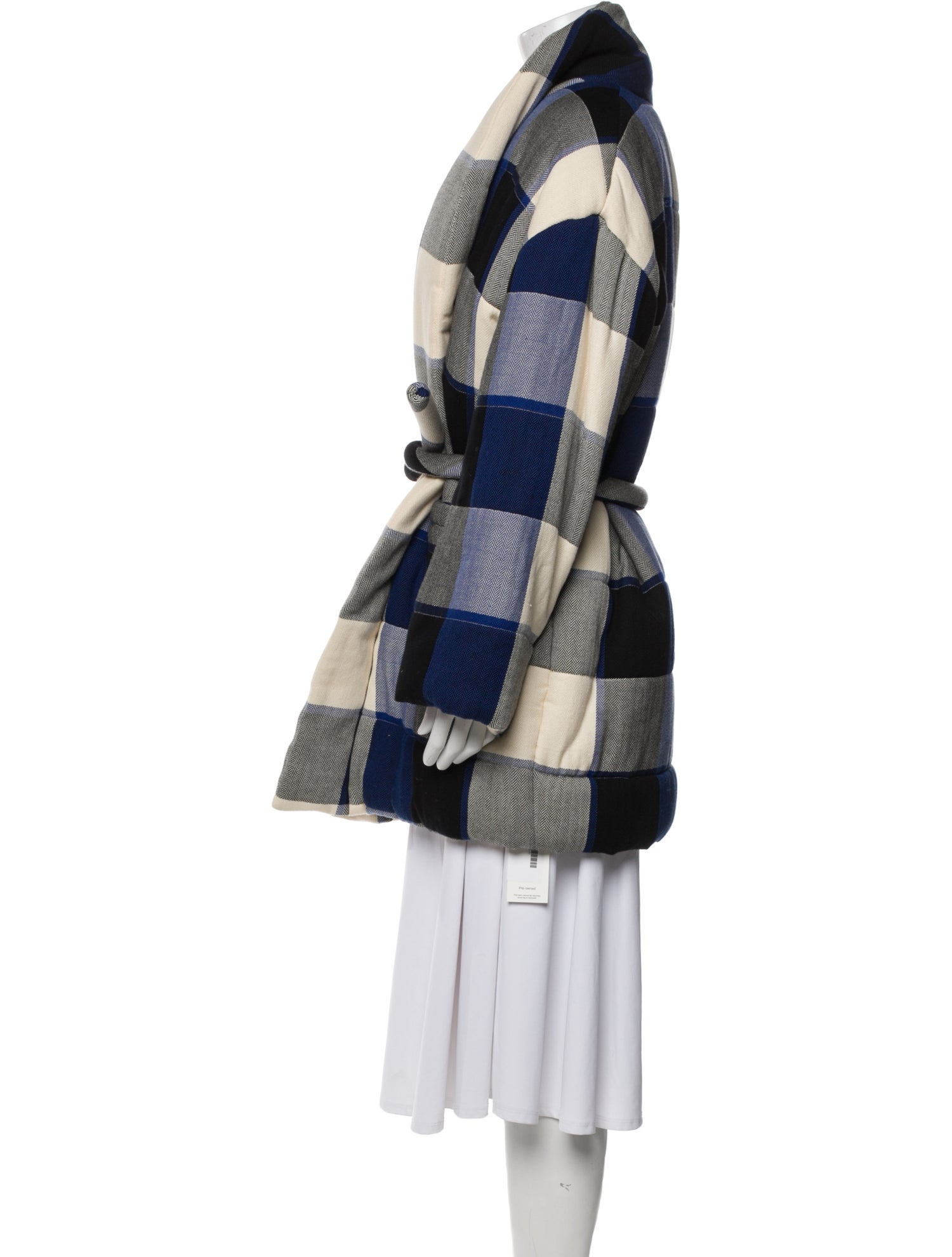Mara Hoffman Plaid Print Coat