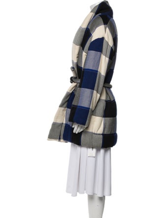 Mara Hoffman Plaid Print Coat