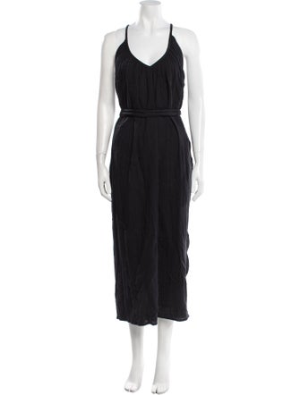 Mara Hoffman V-Neck Long Dress