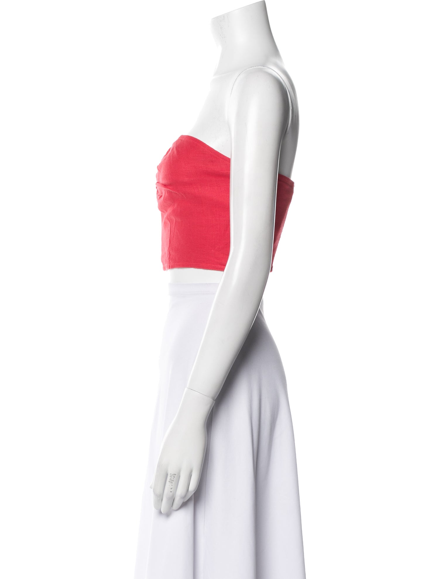 Mara Hoffman Hemp Strapless Crop Top