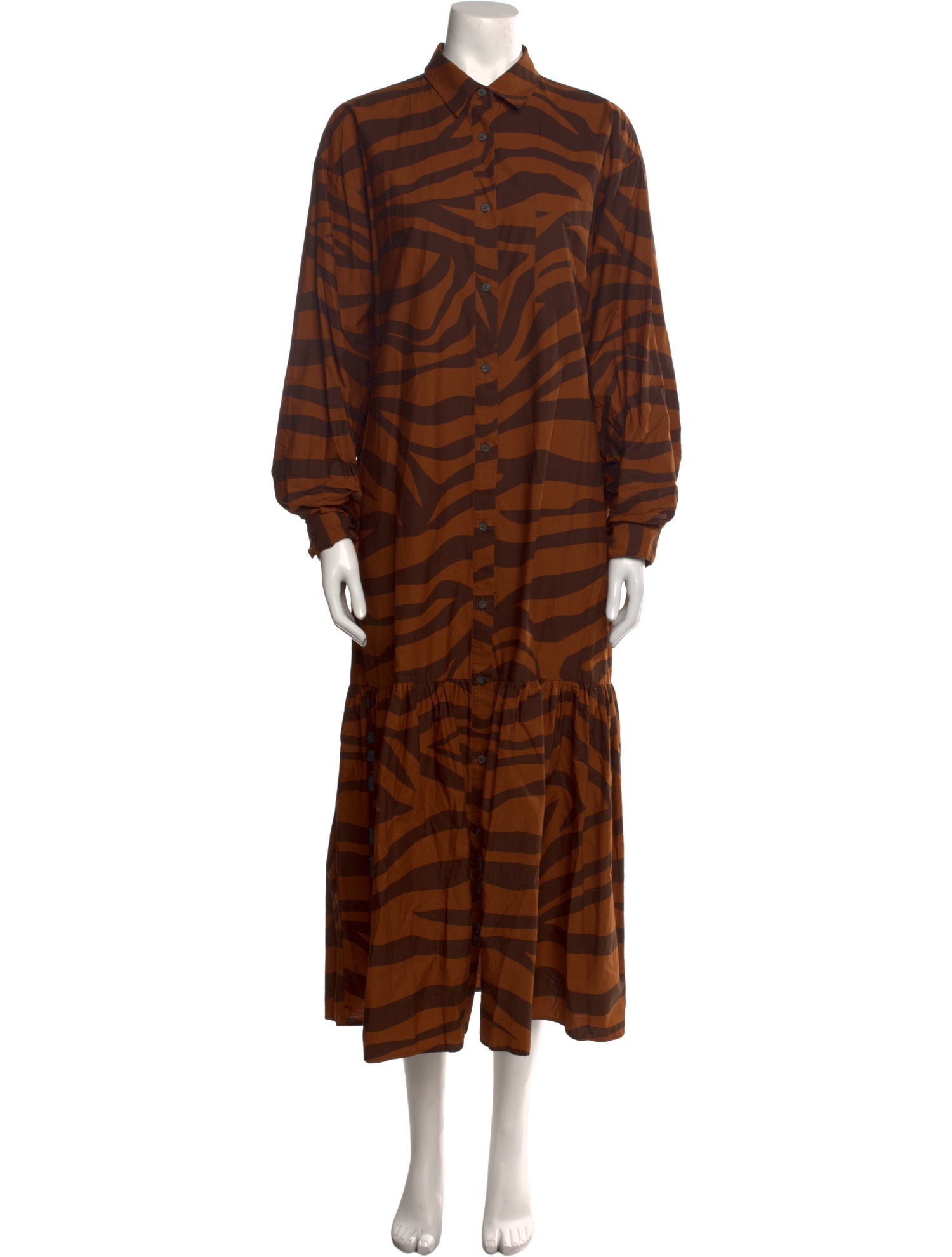 Mara Hoffman Animal Print Long Dress