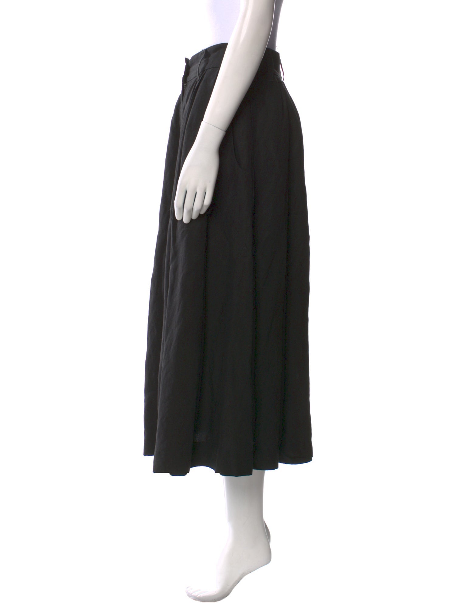 Mara Hoffman Pleated Accents Midi Length Skirt