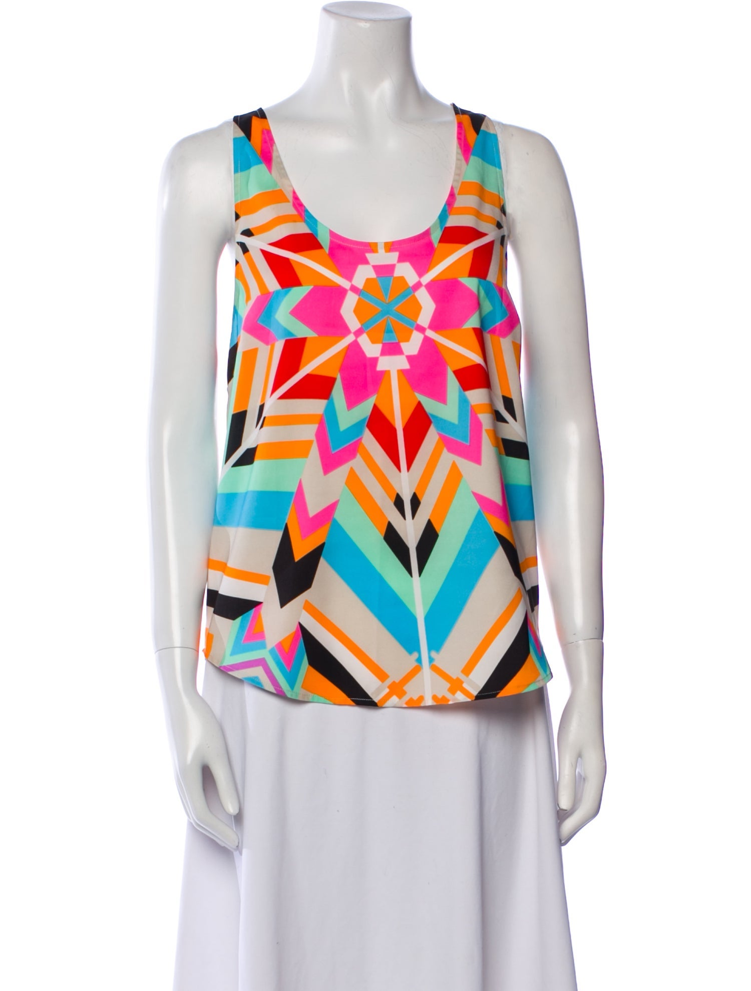 Mara Hoffman Printed Scoop Neck Top