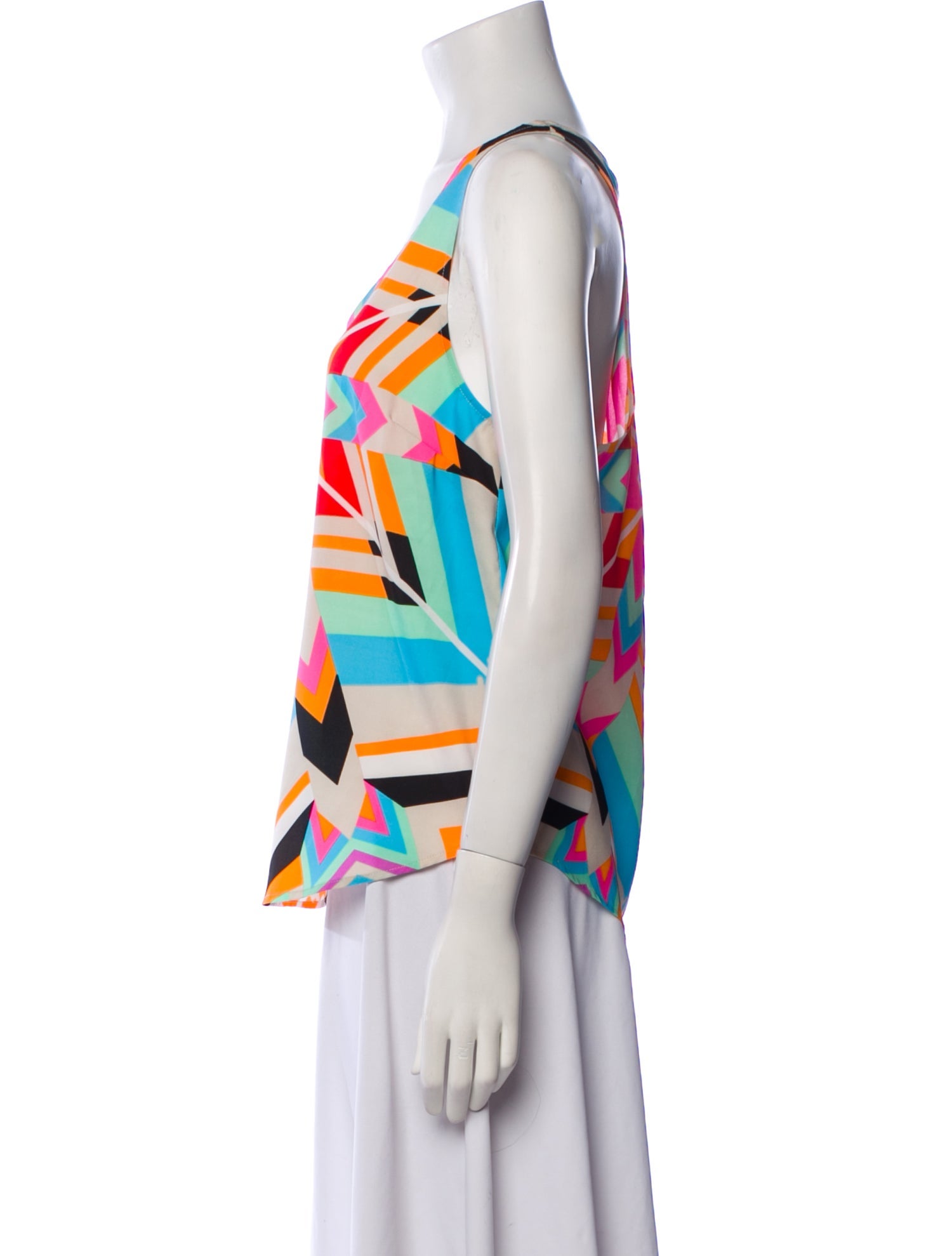 Mara Hoffman Printed Scoop Neck Top