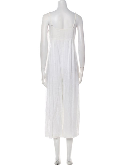 Mara Hoffman Linen V-Neck Jumpsuit