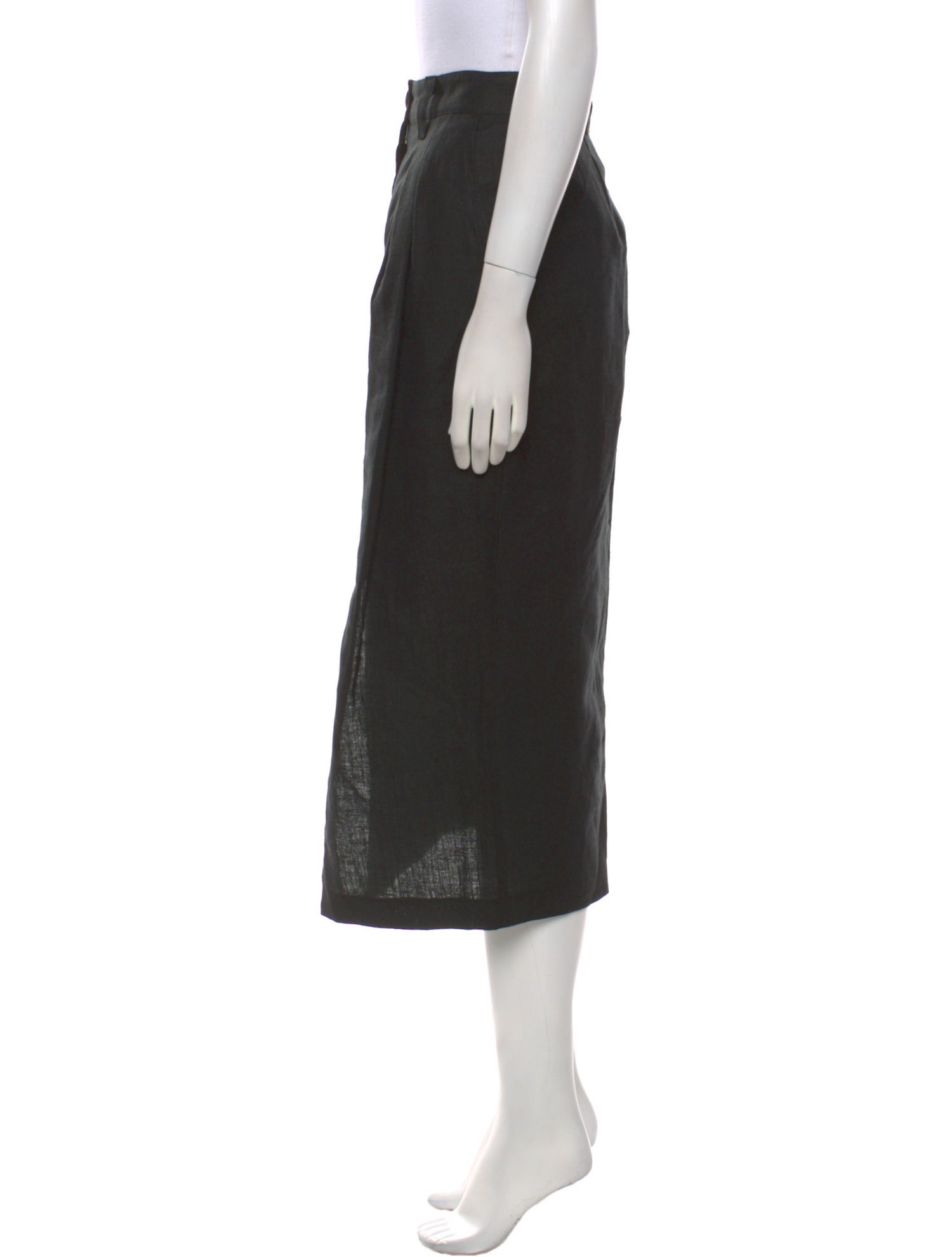 Mara Hoffman Pleated Accents Midi Length Skirt