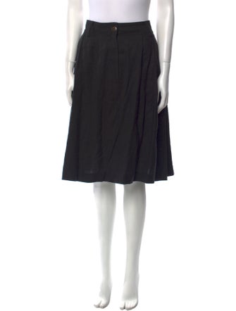 Mara Hoffman Pleated Accents Knee-Length Skirt