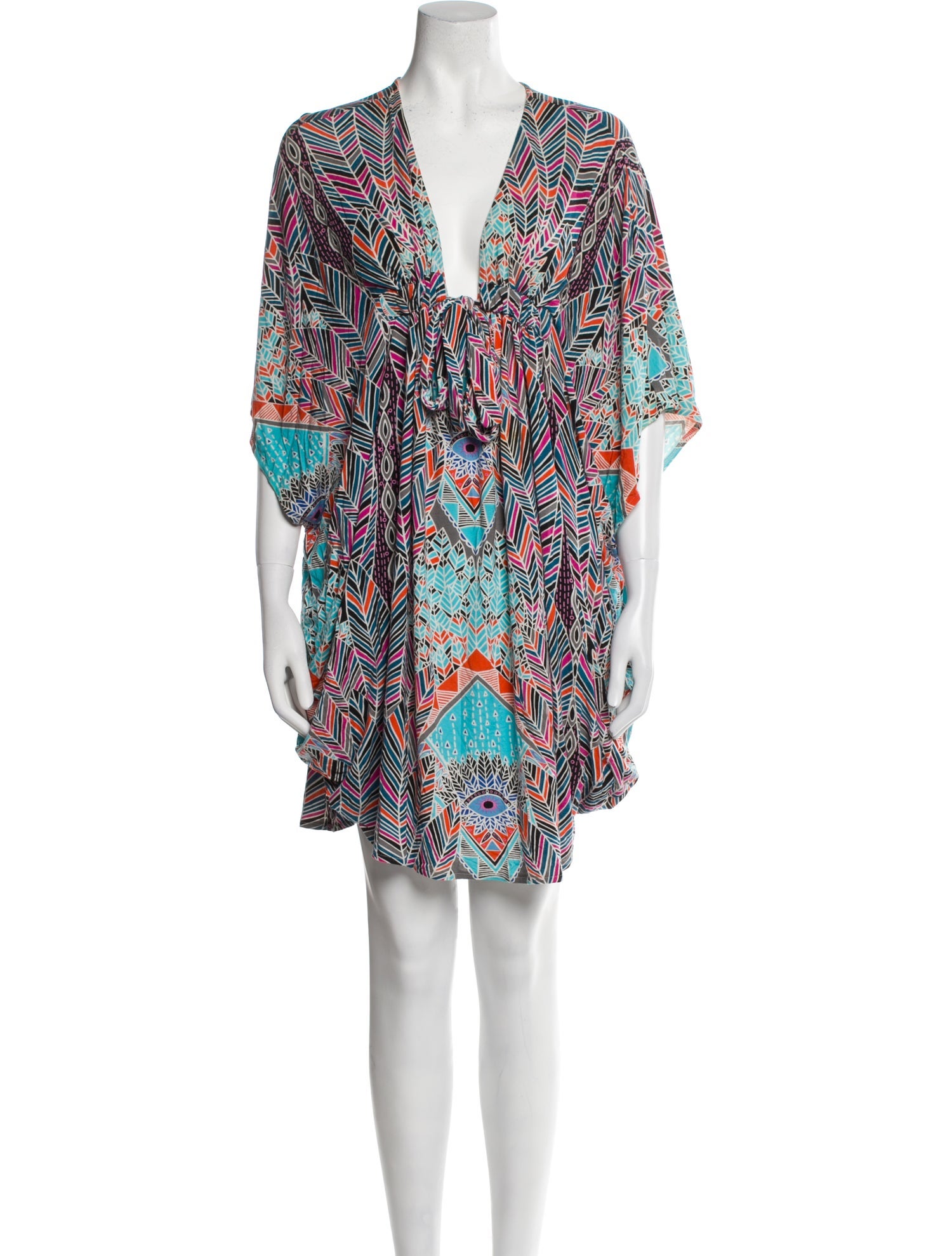Etro Printed Cover-Up - Blue Swimwear, Clothing - ETR228266