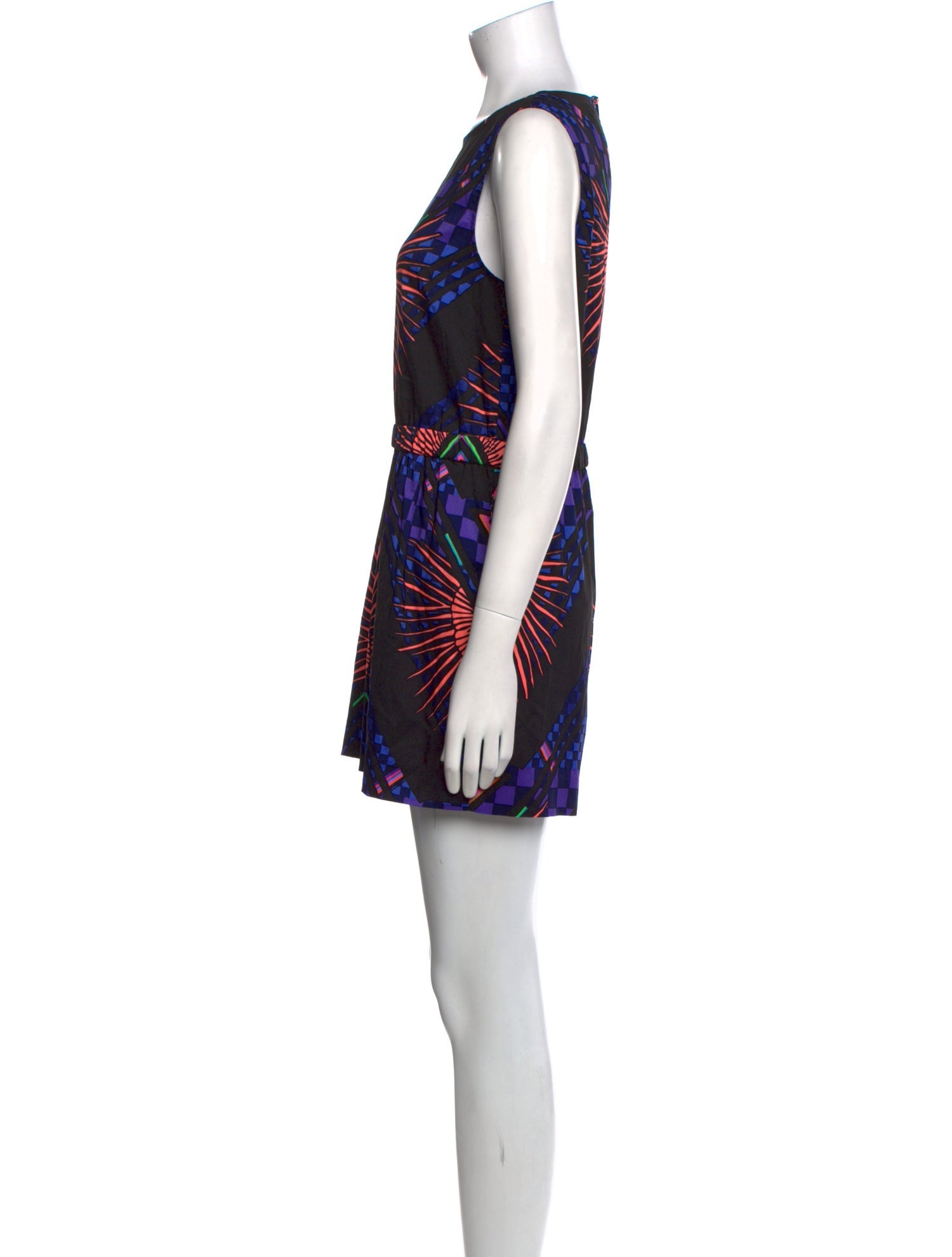 Mara Hoffman Printed Scoop Neck Romper