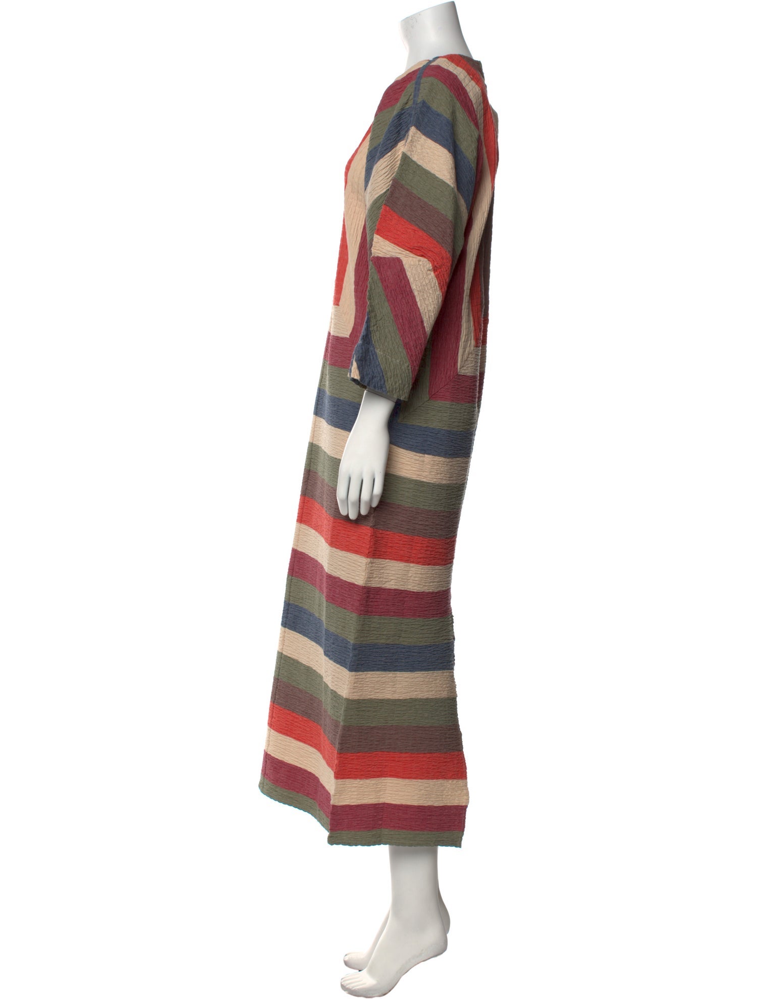 Mara Hoffman Striped Midi Length Dress w/ Tags
