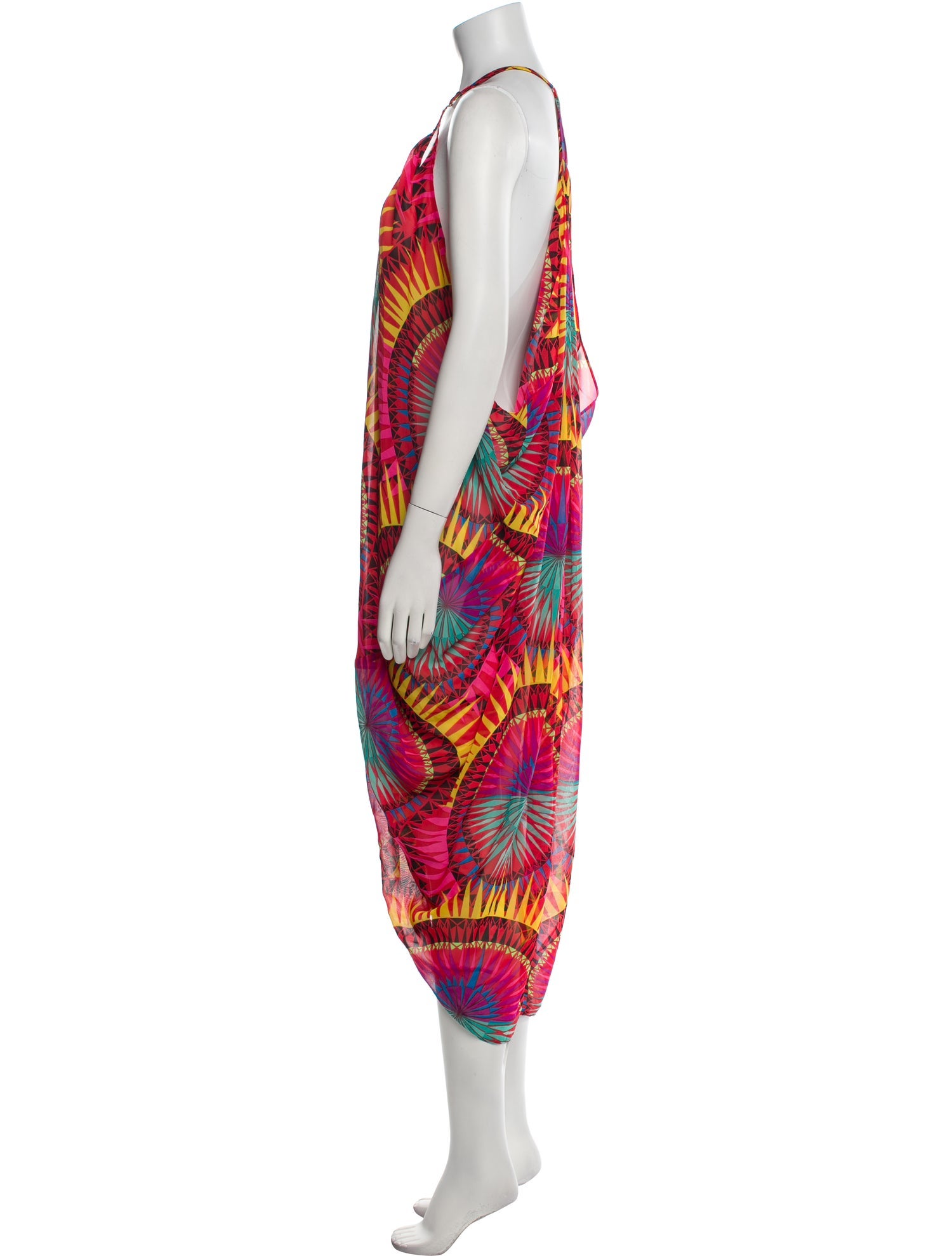 Mara Hoffman Printed Embroidered Accent Cover-Up