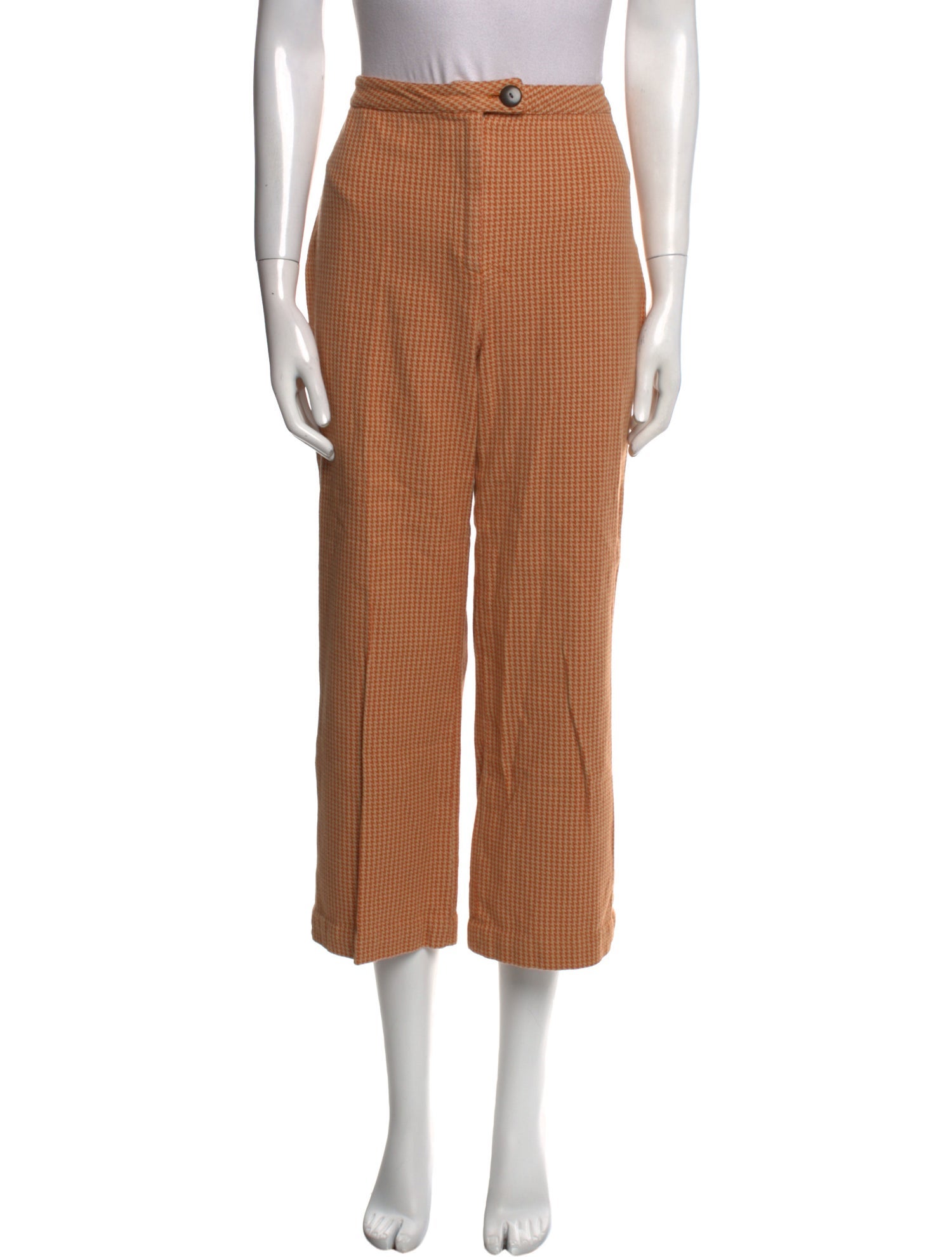 Mara Hoffman Houndstooth Print Wide Leg Pants