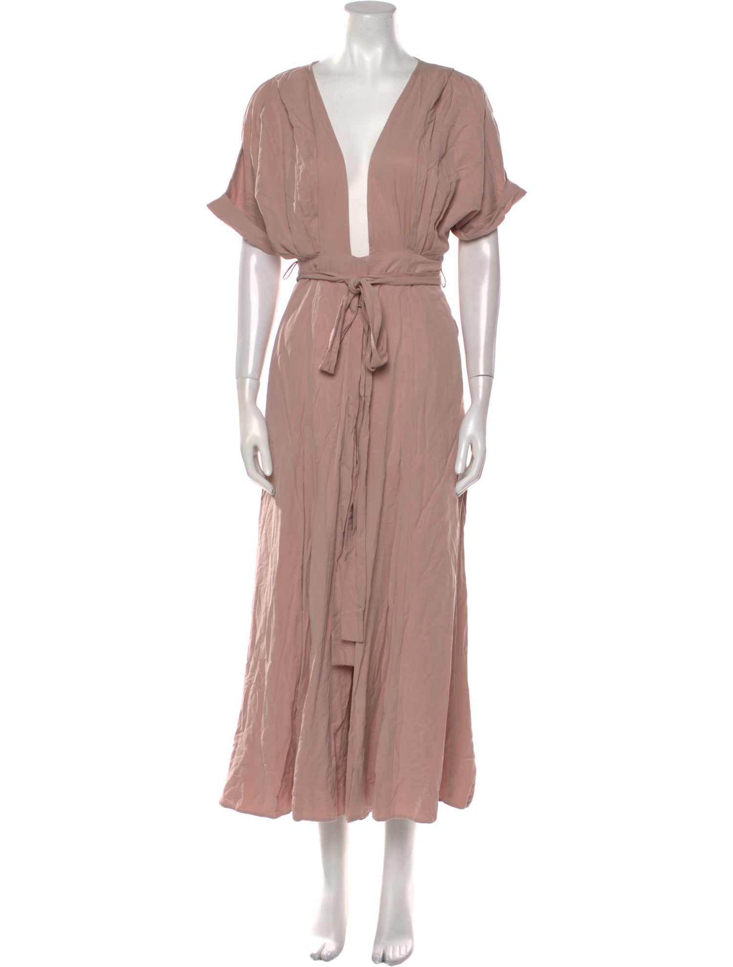 Mara Hoffman Linen V-Neck Jumpsuit