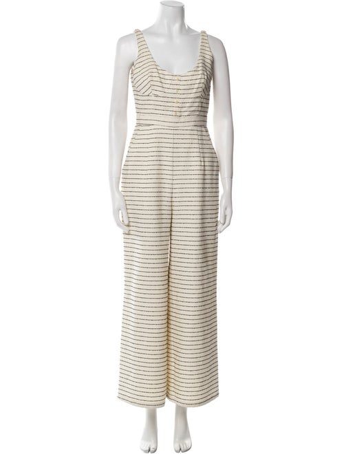 Mara Hoffman Striped Scoop Neck Jumpsuit