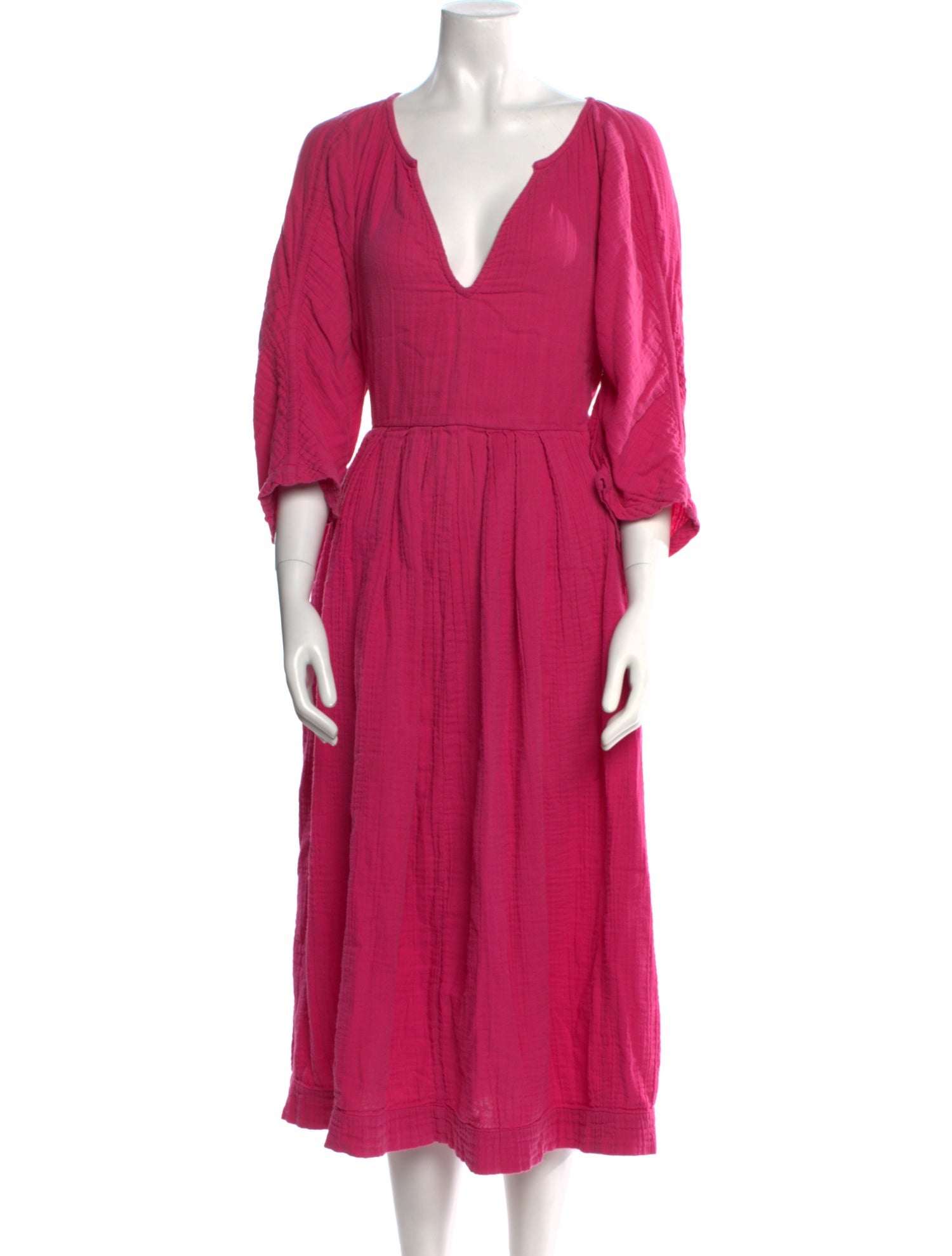 Mara Hoffman V-Neck Long Dress