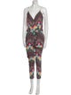 Mara Hoffman Printed V-Neck Jumpsuit