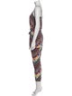 Mara Hoffman Printed V-Neck Jumpsuit