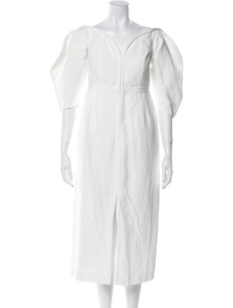 Mara Hoffman Linen Midi Length Dress