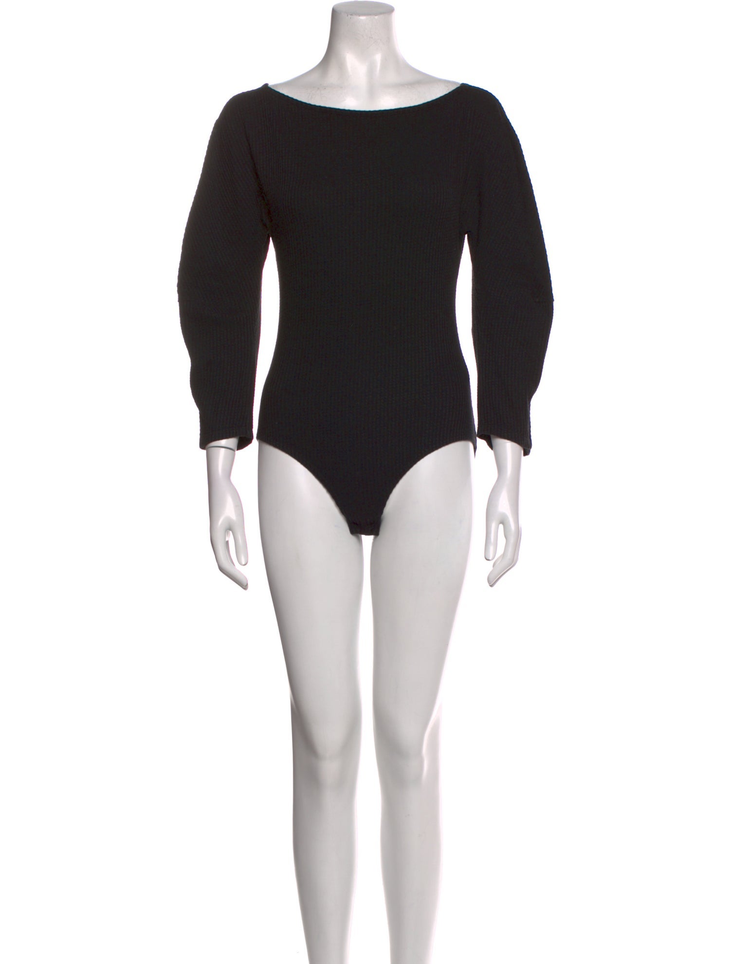 Mara Hoffman Scoop Neck Long Sleeve Bodysuit