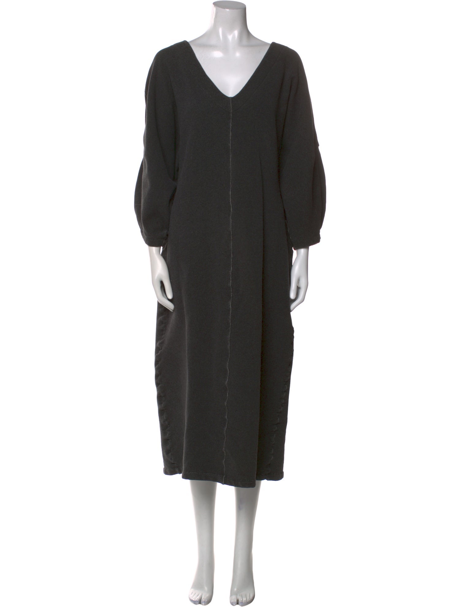 Mara Hoffman V-Neck Midi Length Dress