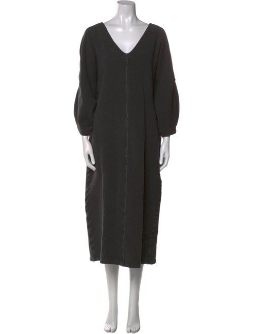 Mara Hoffman V-Neck Midi Length Dress