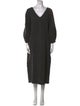 Mara Hoffman V-Neck Midi Length Dress