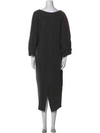 Mara Hoffman V-Neck Midi Length Dress