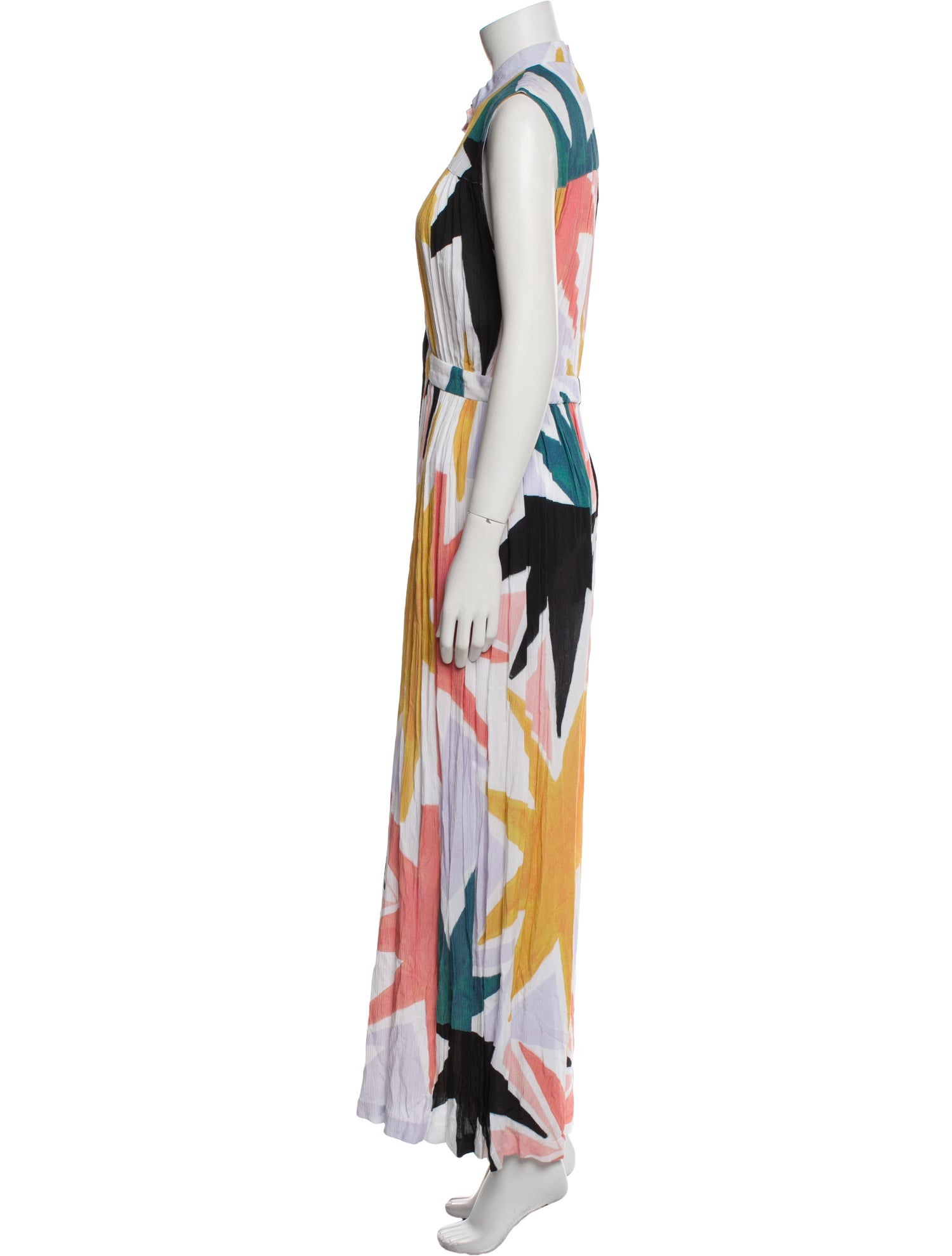 Mara Hoffman Printed Mock Neck Jumpsuit