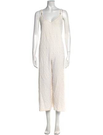 Mara Hoffman V-Neck Jumpsuit